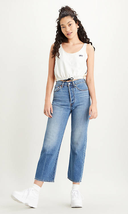 Ribcage Straight Ankle Women's Jeans | Levi's (CA)