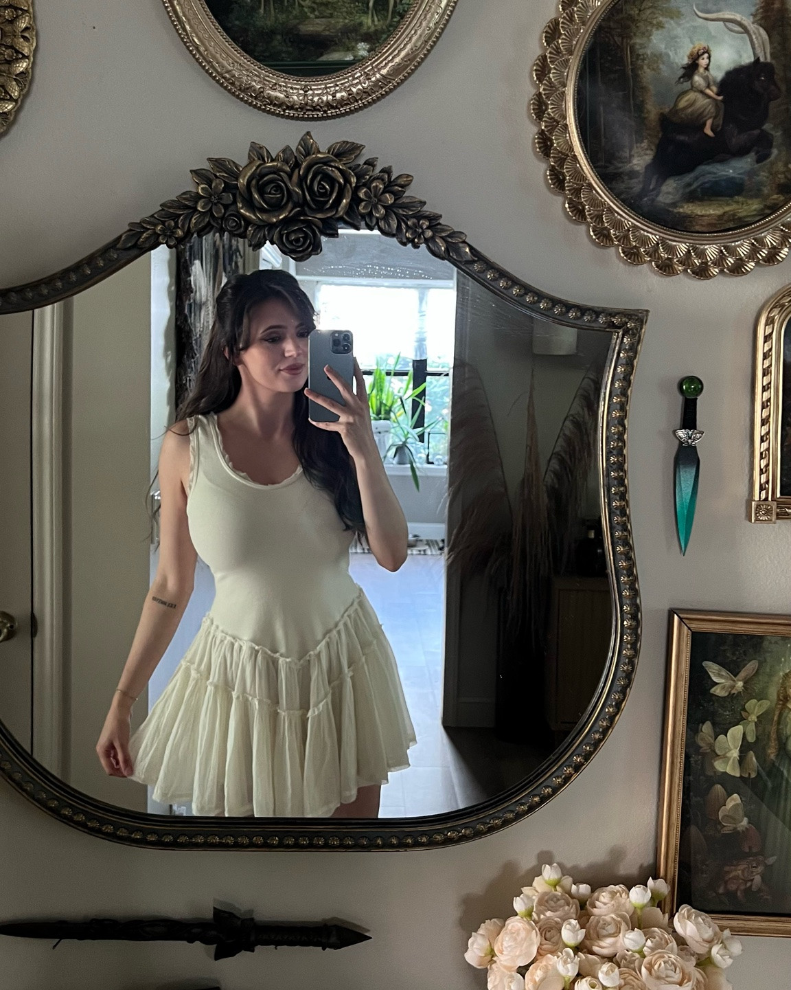 Finally added a simple little white dress to my wardrobe & I’m happy to report that it goes with ALL of my whimsical dusters. 🤍🤌🏼✨🧚 

@freepeople #freepeoplepartner

#LTKootd #LTKSeasonal