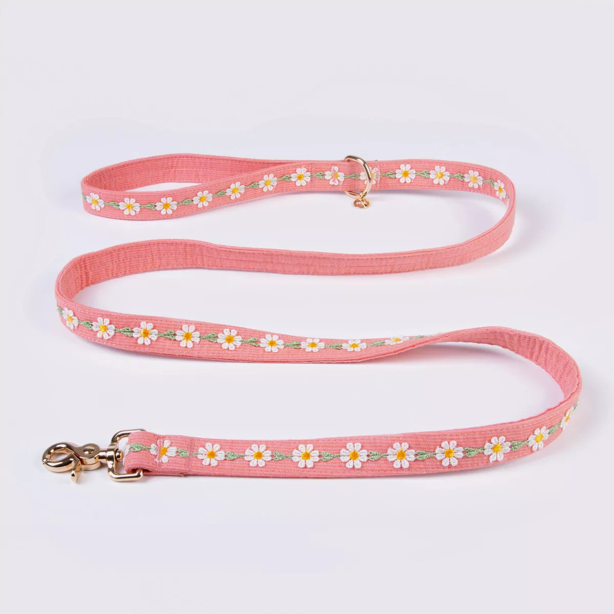 Hooray House Daisy Dog Leash - 5 ft - Pink | Target