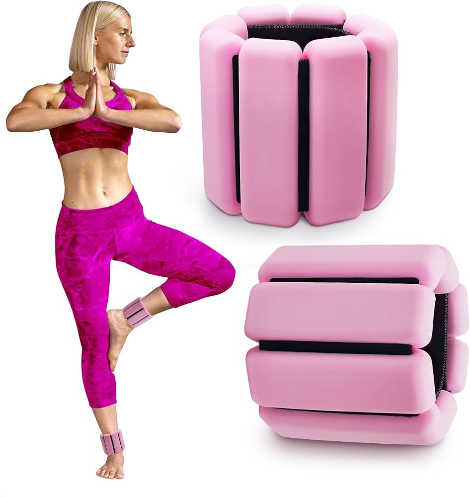 Pilates Ankle Weights 2 Lbs/1Lb Each - Ankle and Wrist Weights Leg Weights for Women Weighted Wri... | Amazon (US)