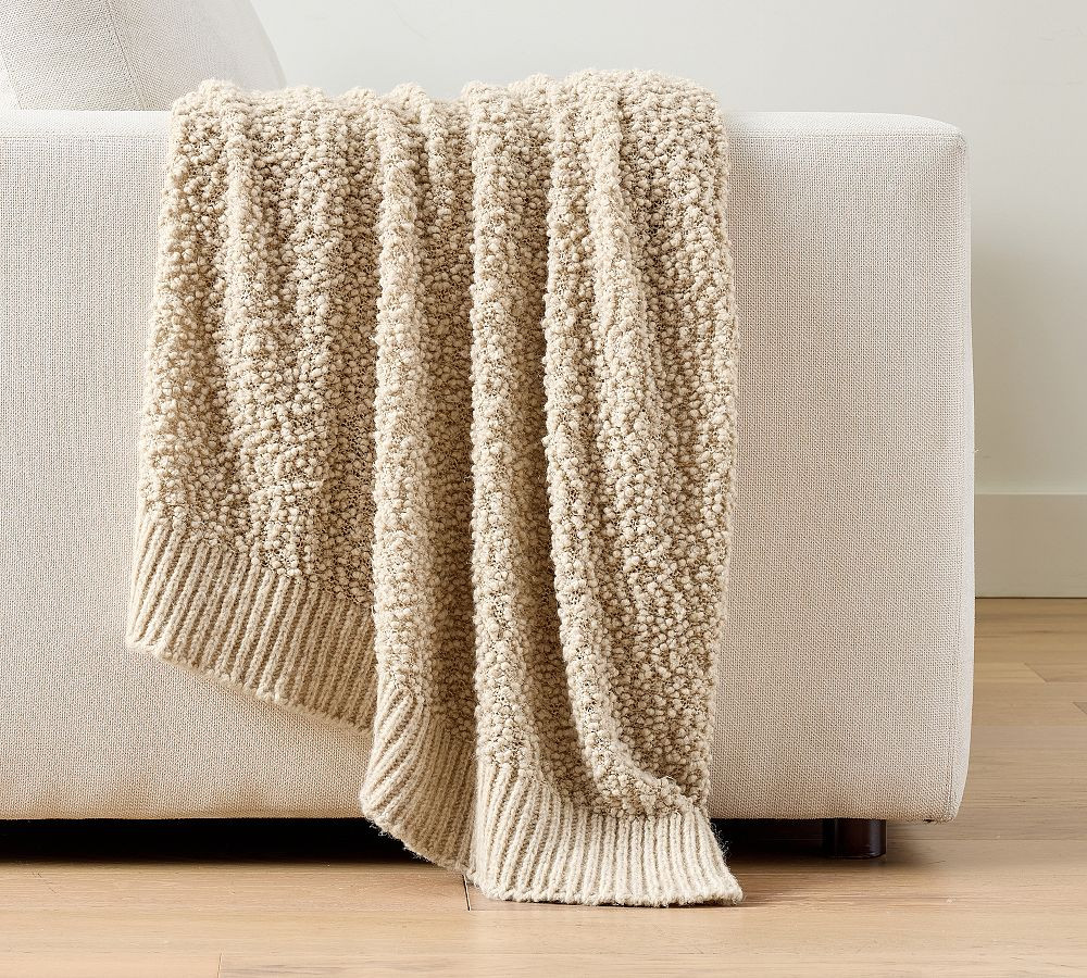 Juniper Bobble Knit Throw | Pottery Barn (US)