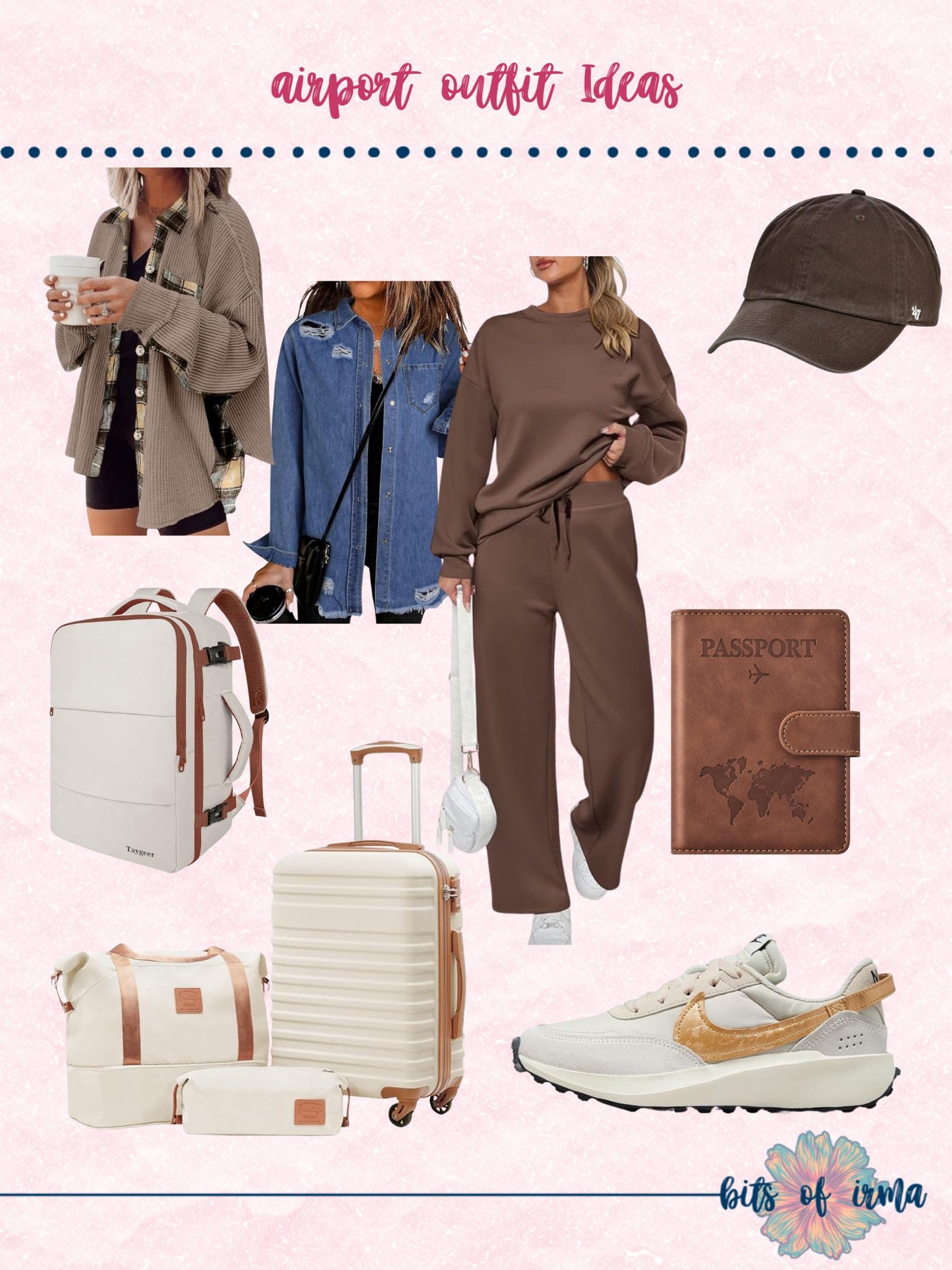 Airport Outfit Ideas

Comfortable airport outfits | Stylish travel wear | Casual airport style | Women's travel outfits | Practical airport fashion | Chic airport looks | Cozy travel clothing | Layered travel outfits | Women's travel essentials | Trendy airport fashion | Travel-friendly clothing | Easy airport outfits | Airport style guide | Lightweight travel gear | Fashionable travel accessories

#LTKStyleTip #LTKFindsUnder50 #LTKMidsize