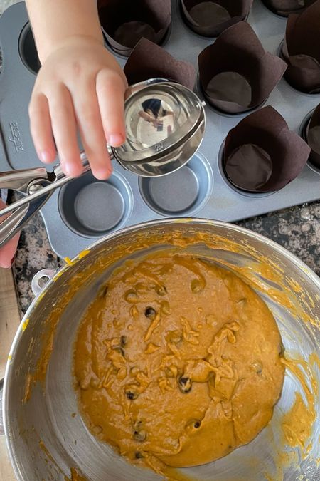 Chocolate chip pumpkin muffin essentials 🧁

#holidays #holidaybaking #allclad #holidaycooking 

#LTKSeasonal #LTKHoliday #LTKHolidaySale
