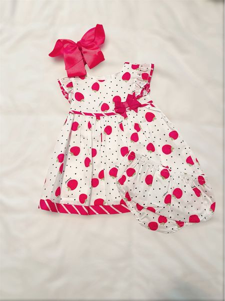 Strawberry print dress & bloomers for baby girl, summer clothes baby girl 

#LTKBaby #LTKFindsUnder50 #LTKFindsUnder100