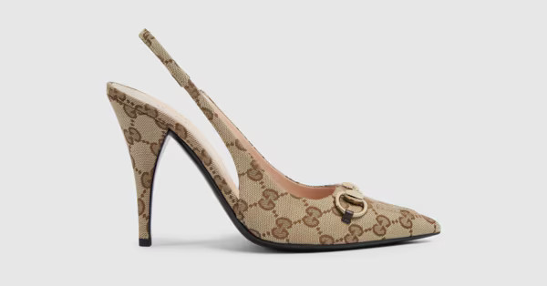 Women's GG canvas slingback pump | Gucci (US)