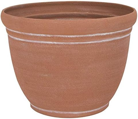 Rocky Mountain Goods Resin Planter Pot with Terra Cotta Finish - Heavy Duty Break Proof Resin wit... | Amazon (US)