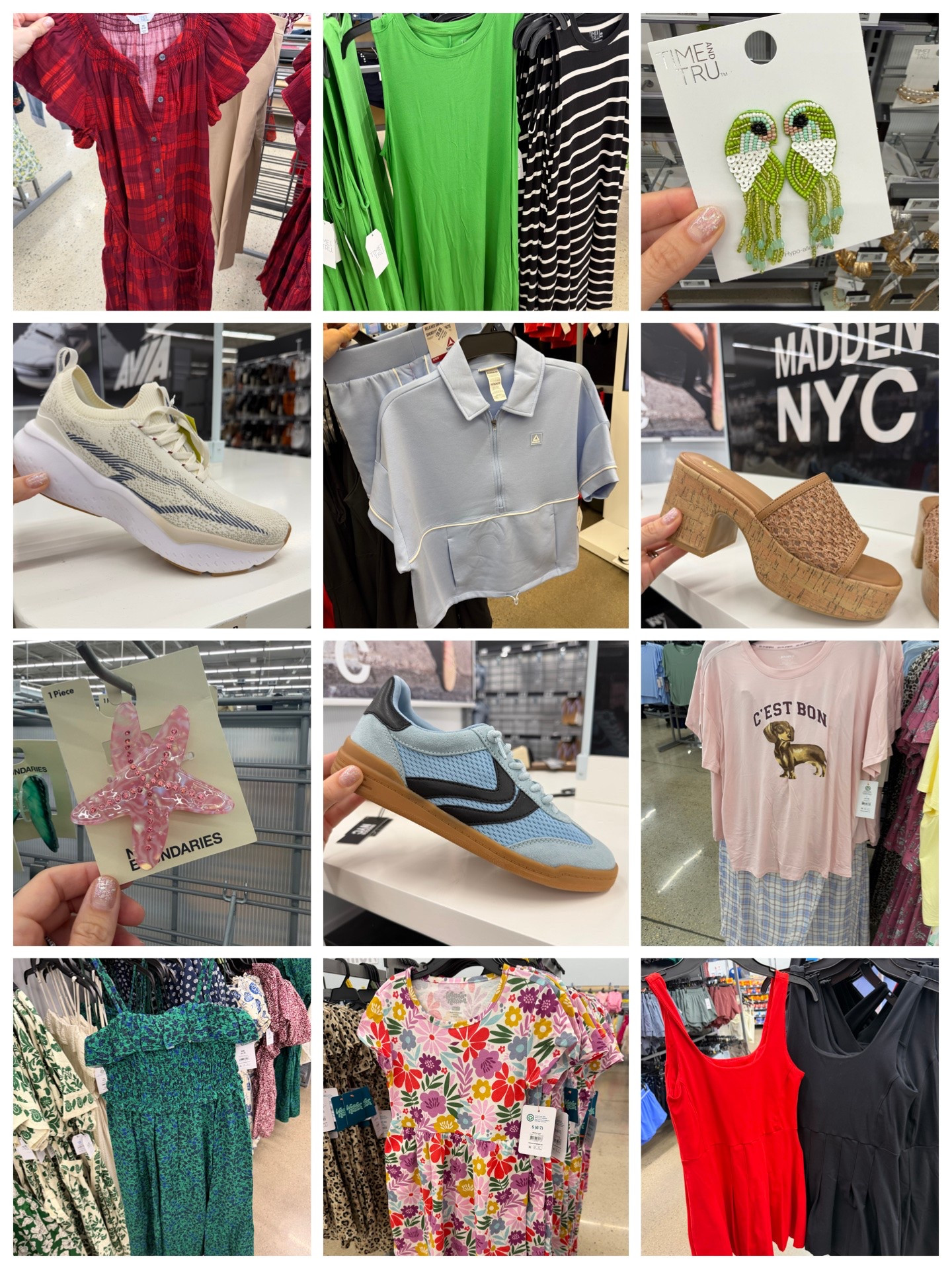 This-is-why-I-love Walmart finds! Parrot beaded earrings, Reebok matching set, Madden NYC shoes, dachshund pajamas and more good stuff. #walmartfashion #walmartcreator