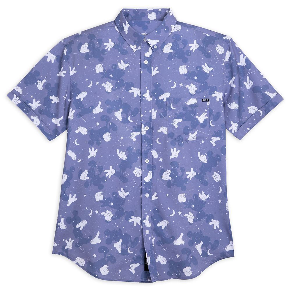 Mickey Mouse ''Hiya Pal'' Button Down Shirt for Adults by RSVLTS – Disney100 | Disney Store