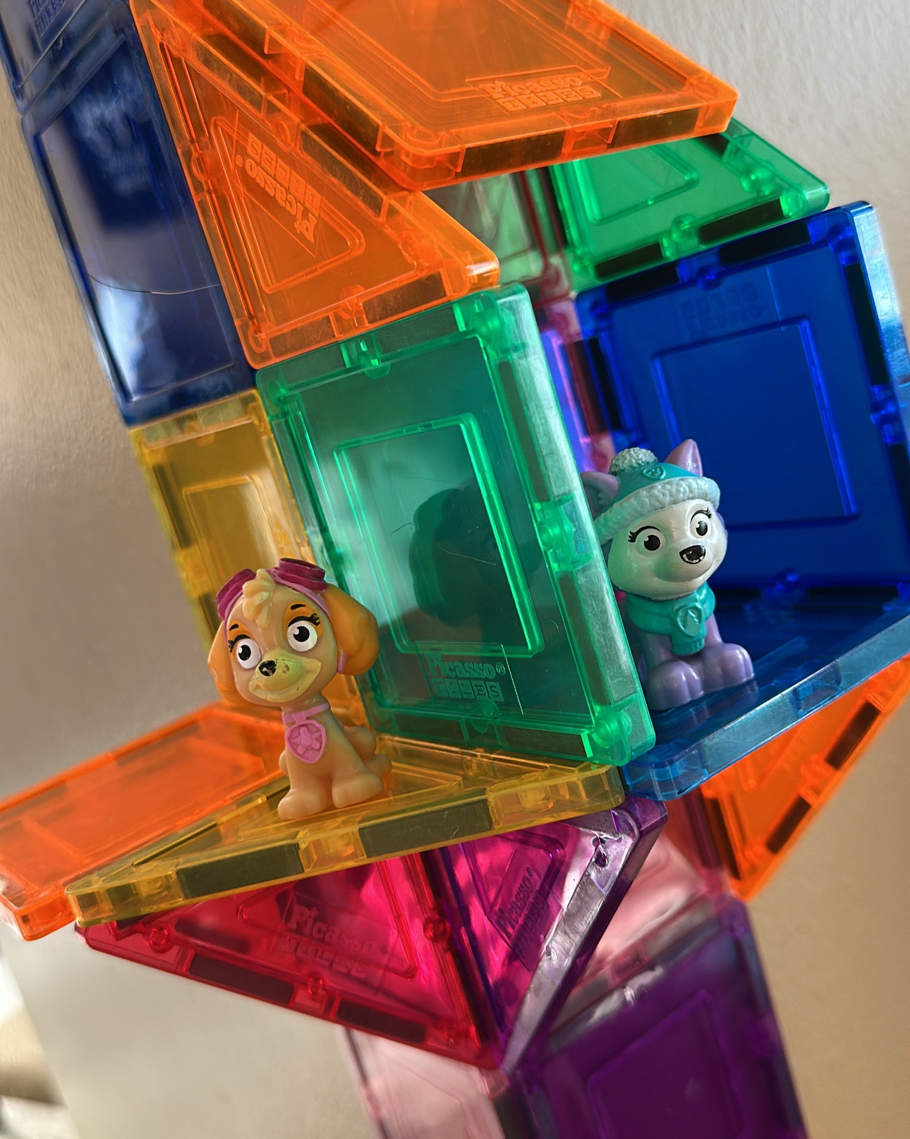 Being stuck indoors with this cold weather means getting creative! Here’s a fun activity for the kids. Find a corner wall in your home and see if they are magnetic! 🪄 Grab your Picasso tiles (or Magna-Tiles will work too!) and try it out! Our kids had a blast. They made a Paw Patrol tower!! #toys 

#LTKKids #LTKdayinmylife #LTKmomlife