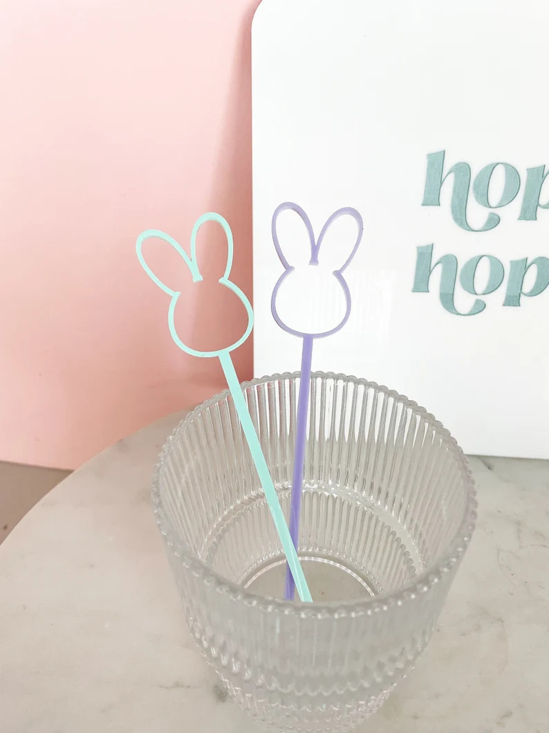 Easter Stirrers, Easter Stir Sticks, Easter Bunny Stir Sticks, Easter Decorations, Easter Decor | Etsy (US)