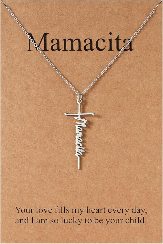 Lcherry Birthday Gifts for Grandma Mom Daughter Teacher Cross Necklace for Women Christian Neckla... | Amazon (US)