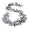 Click for more info about Holiday Time 9' Winter Frost Flocked Un-Lit Garland