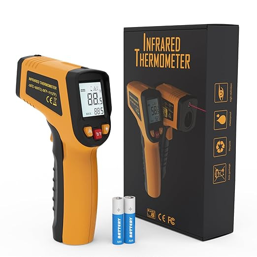 KNINE OUTDOORS Infrared Thermometer Laser Temperature Gun, -58℉ to 1112℉, Single Laser Target... | Amazon (US)