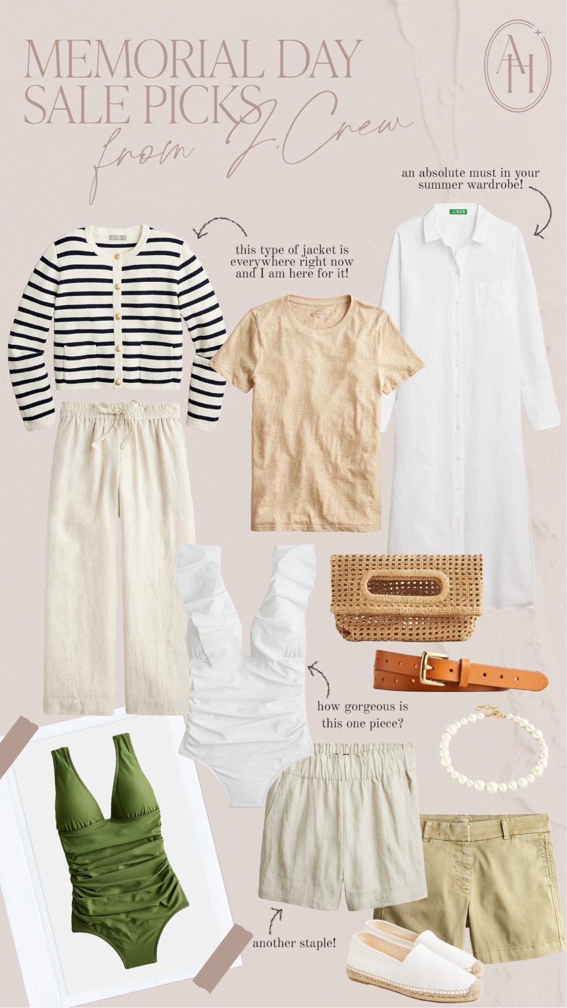 J.Crew is offering 40% off for Memorial Day Weekend 🤍🙌🏼 code: WEEKEND

#LTKSeasonal #LTKsalealert #LTKunder100