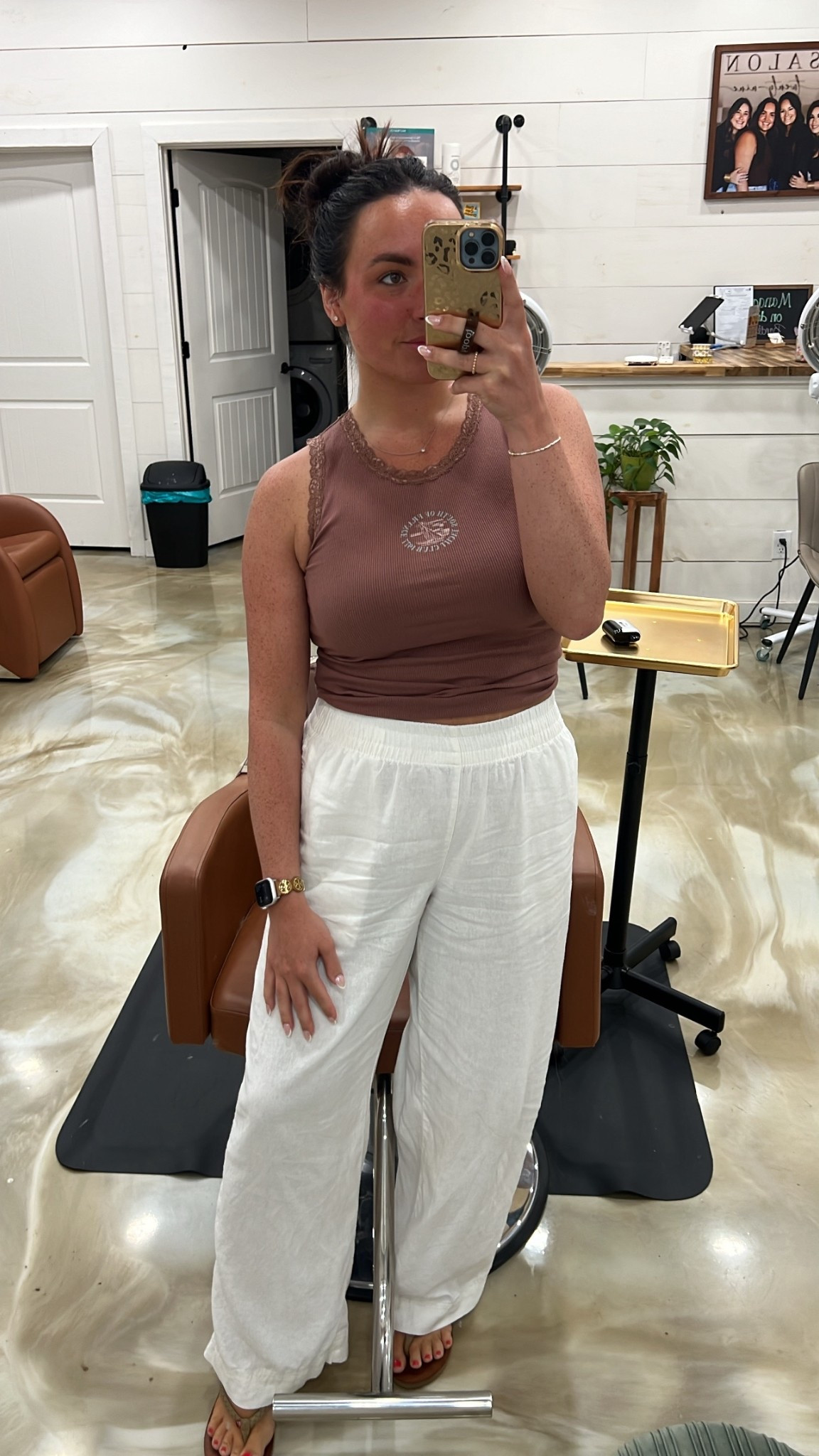 wearing a size M in both! 