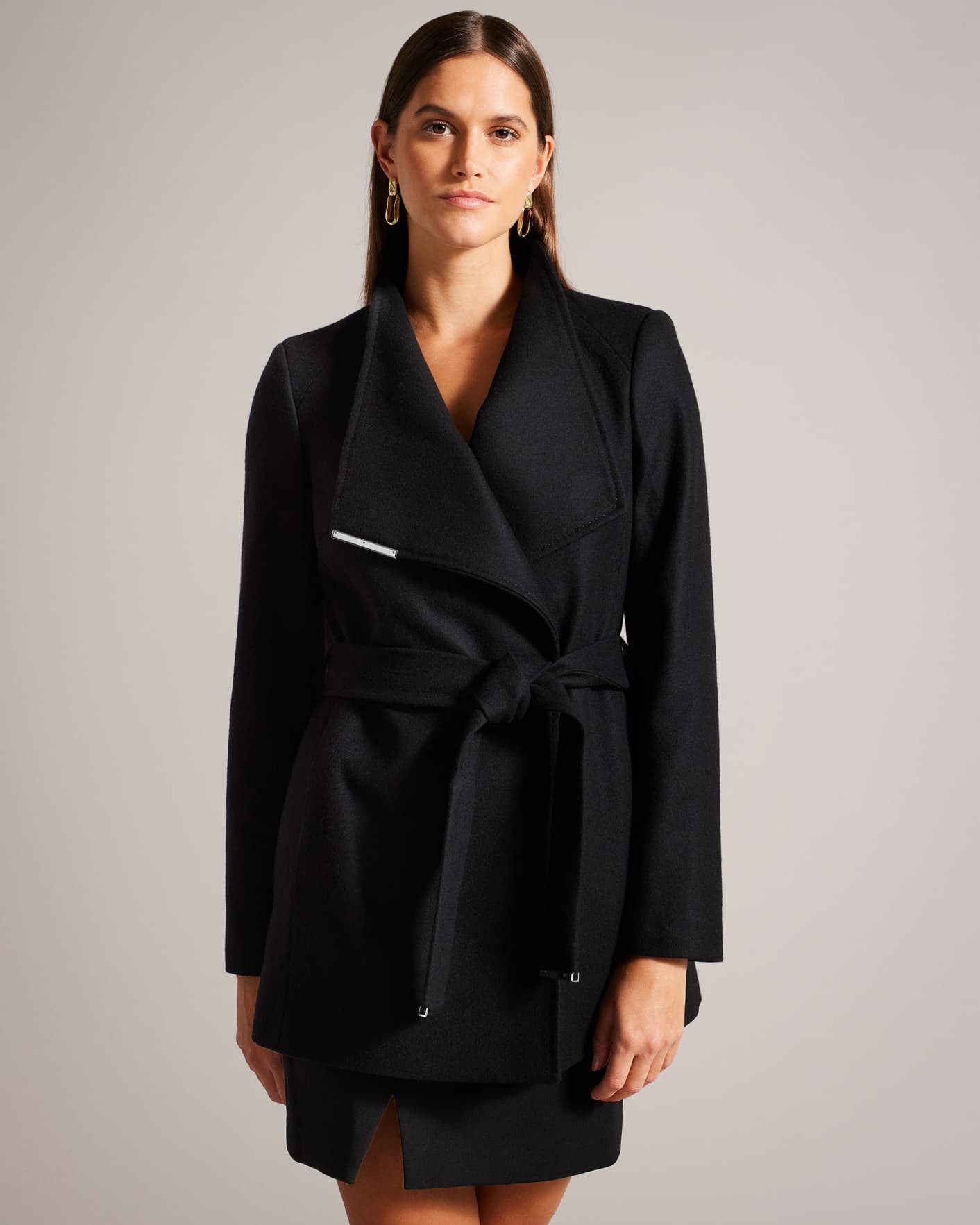 Wool wrap short coat | Ted Baker (US)
