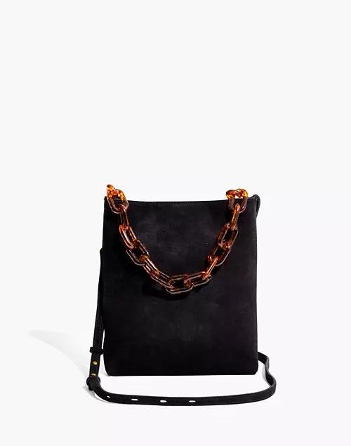 The Slim Brooklyn Crossbody Bag in Suede: Chain Handle Edition | Madewell