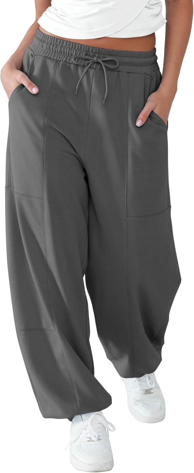 YIPINK Sweatpants Women Baggy Joggers Pants with Pockets Lounge Workout Gym Sweatpants | Amazon (US)