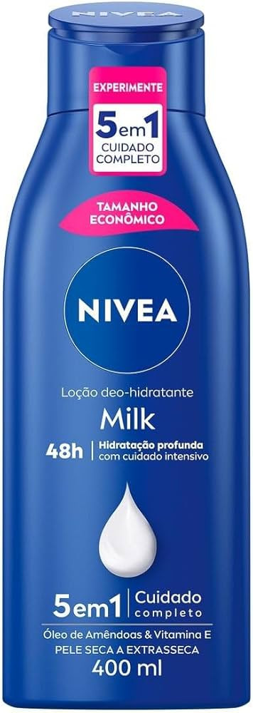 NIVEA Hidratante Corporal Milk Pele Seca - Nutrição intensa para pele seca a extrasseca, com f... | Amazon (BR)