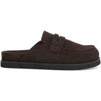 Dune London Women's 'Goldens' Suede Mules in Brown | Size: 3 | Debenhams UK