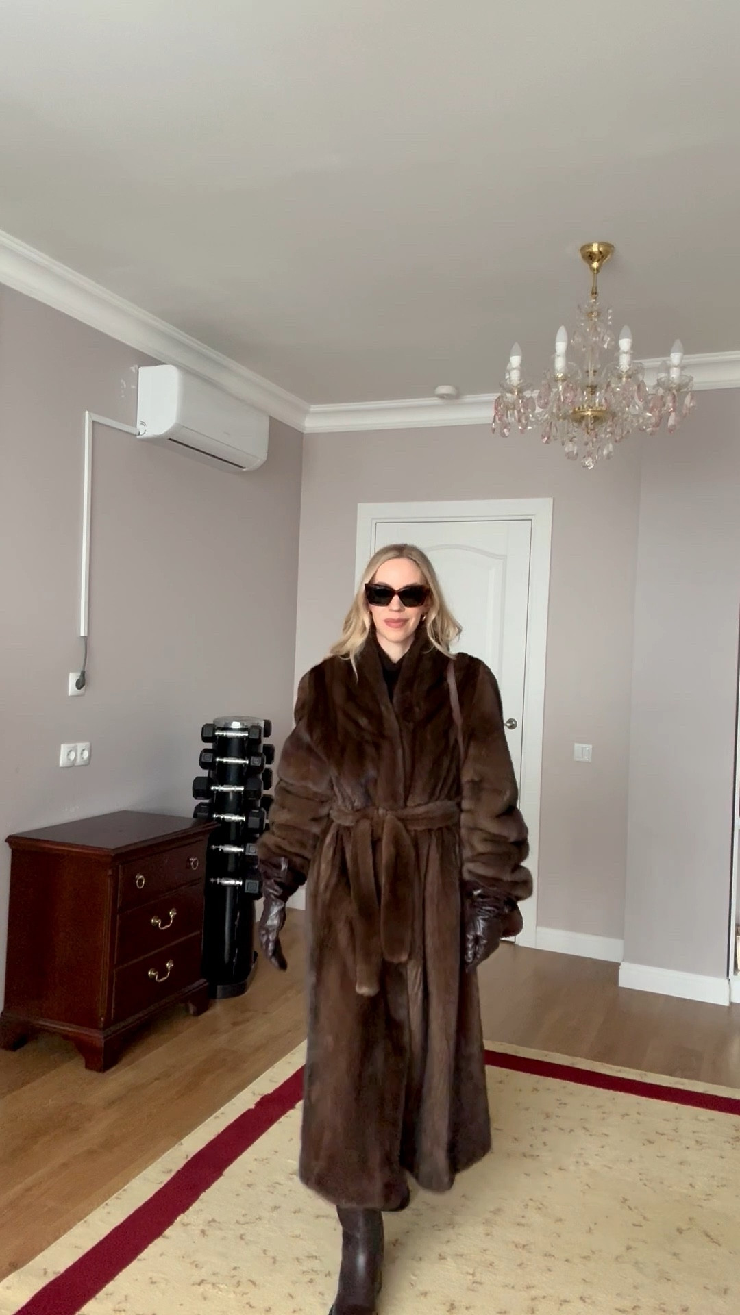 Chocolate brown fur coat, mink coat, long brown leather gloves, chocolate brown riding boots, winter fashion, style over 40

#LTKShoeCrush #LTKOver40 #LTKSeasonal