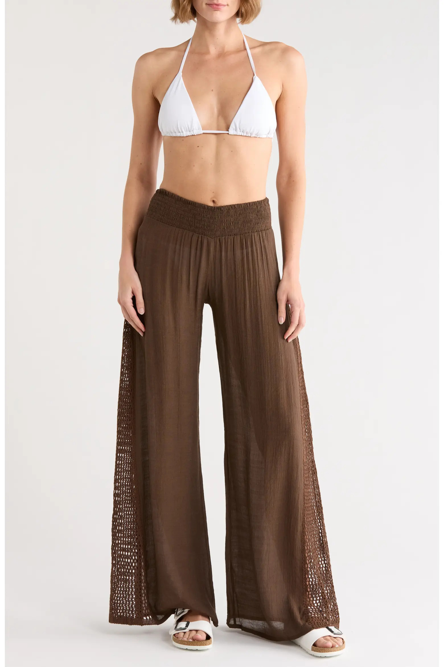Crochet Panel Cover-Up Pants (Women) | Nordstromrack | Nordstrom Rack