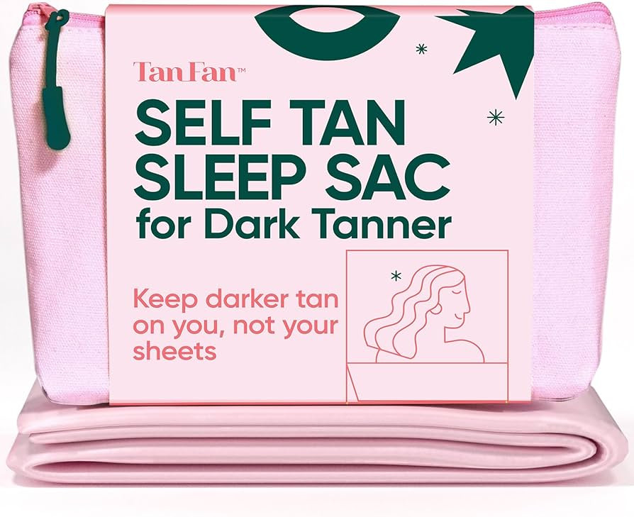 Self Tan Sleep Sac for Dark Tanner - Keep Sheets Clean from Dark Tan Stains - 100% Cool Silky Pol... | Amazon (US)