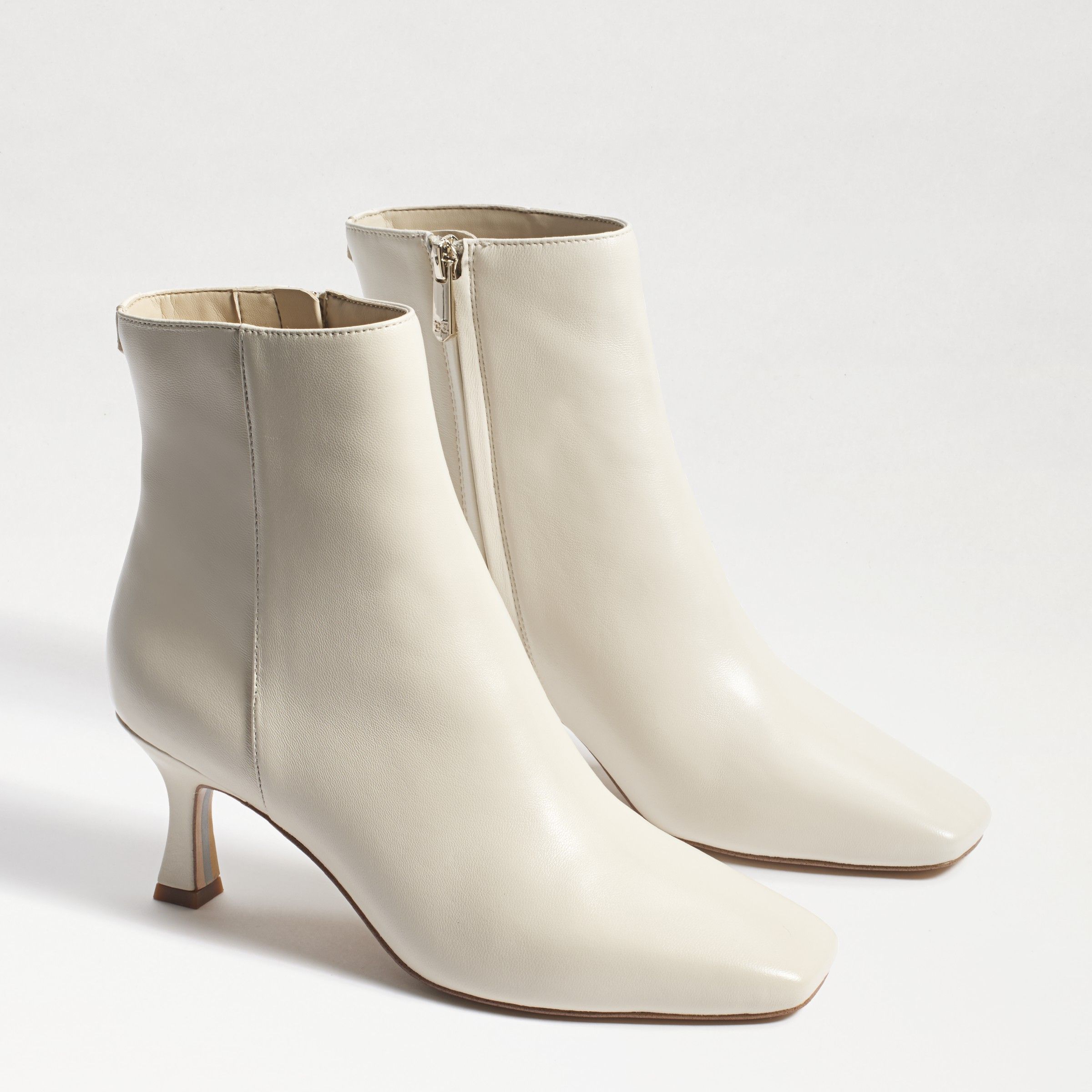 Sam Edelman Lizzo Kitten Heel Bootie Modern Ivory | Sam Edelman