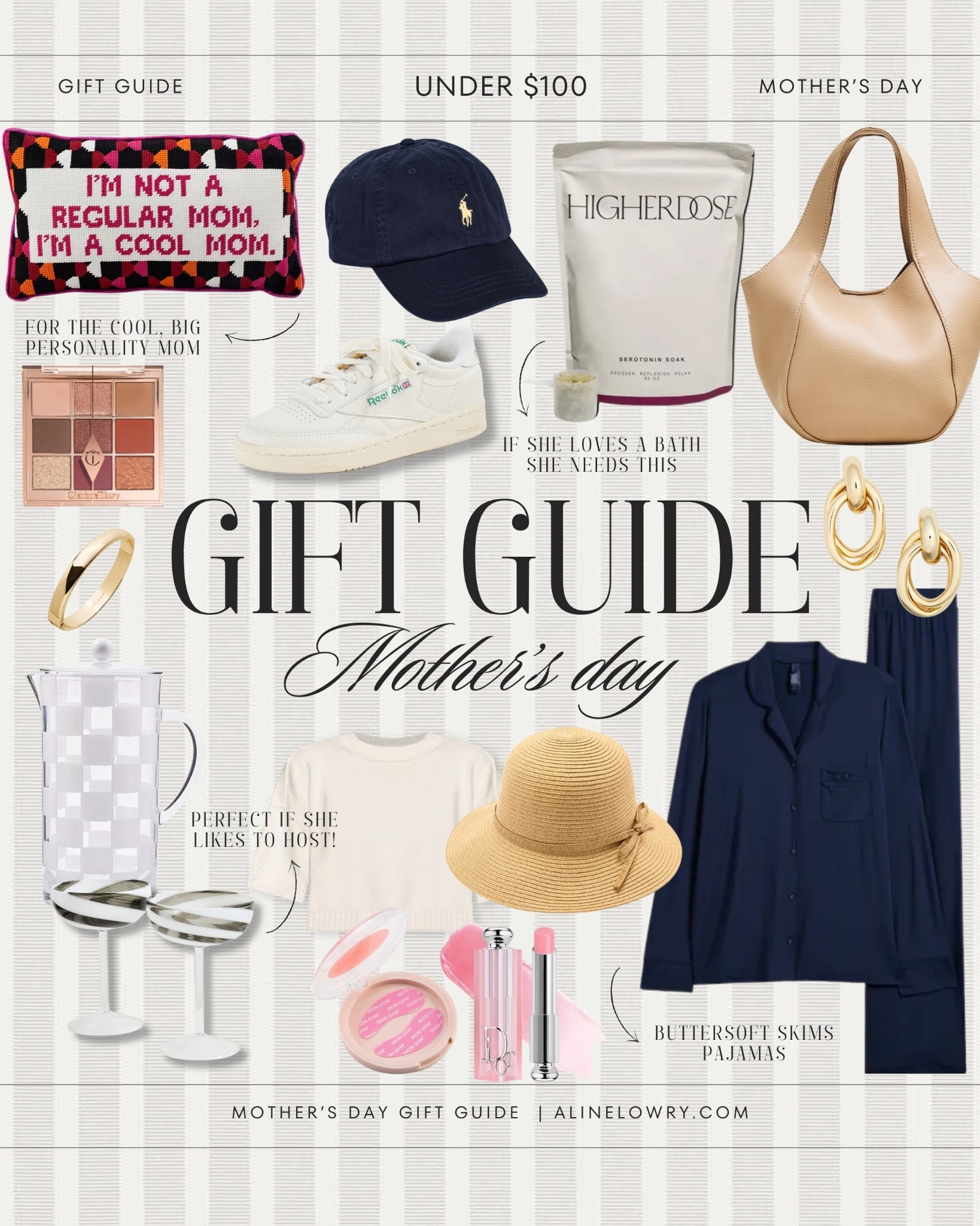 Mother’s Day Gift Guide: under $100
For the home, host, sneakers, homebody, self care, accessories. 


#LTKU #LTKootd #LTKSeasonal