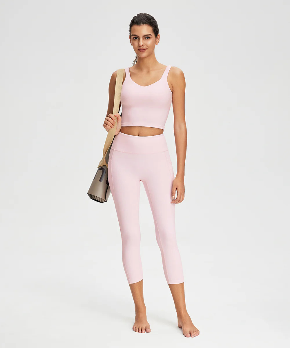 High Waist Pocket Capri 21'' | ShopAthluna