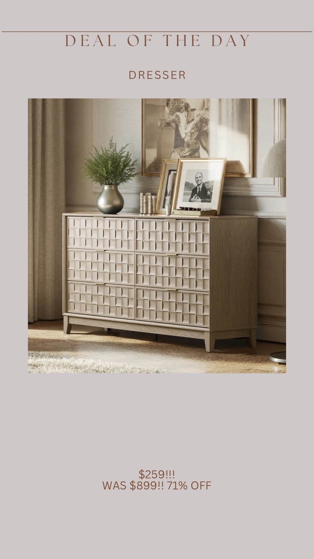 This gorgeous & unique dresser is over $600 off right now! 

#LTKSaleAlert #LTKHome