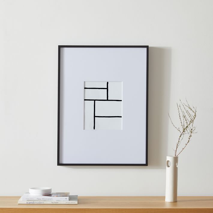 Multi-Mat Gallery Frames - Black | West Elm (US)