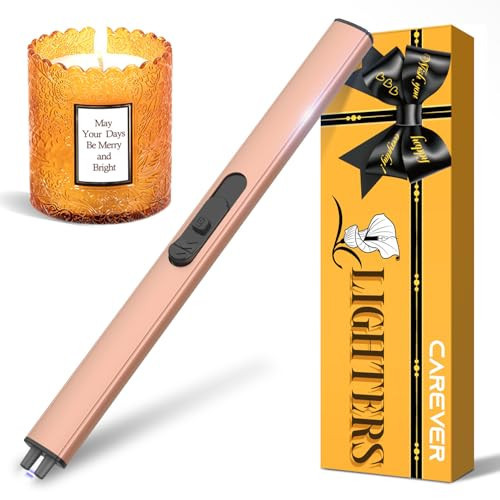 Electric Lighters for Women and Men - Rechargeable Plasma Lighter Flameless Windproof Candle Lighter Grill Gifts for Adults, Wife, and Girls | Amazon (US)