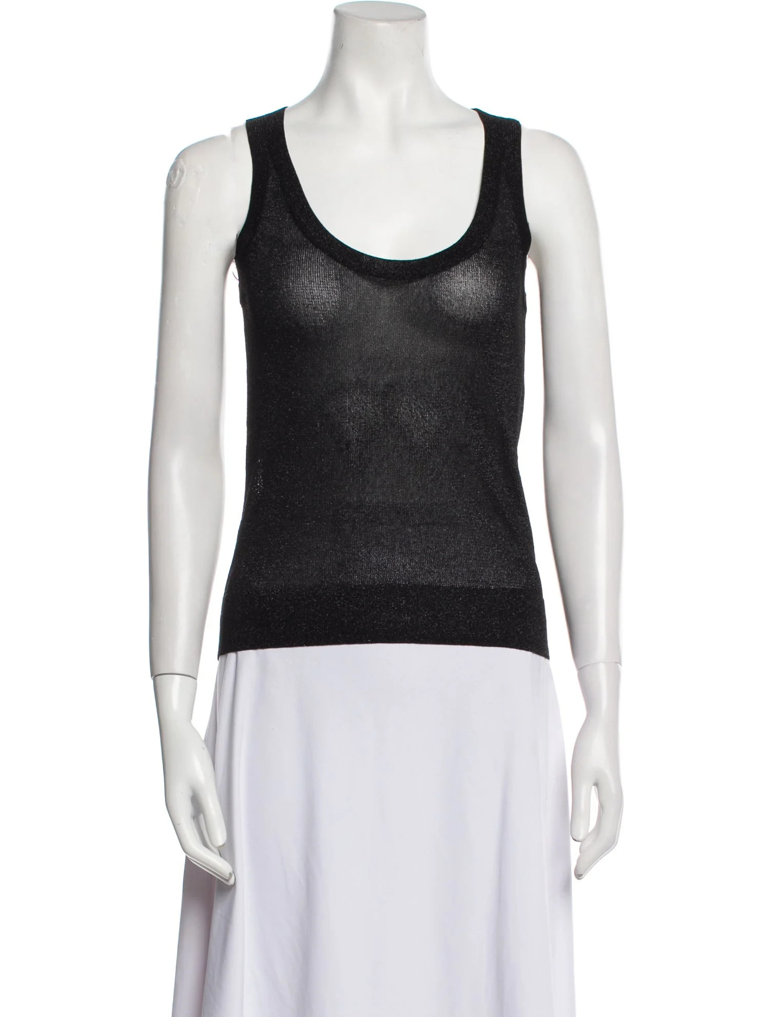 Scoop Neck Sleeveless Top | The RealReal