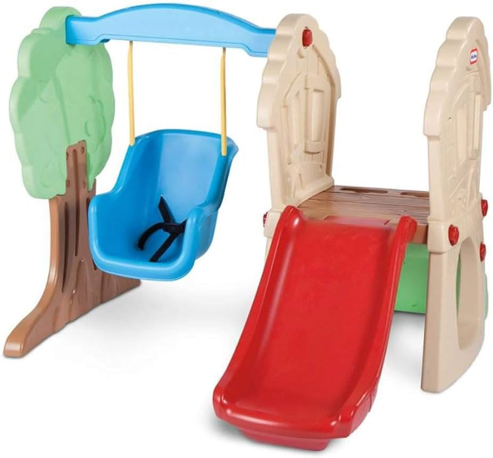 Little Tikes Hide & Seek Climber and Swing, Indoor Outdoor with Slide - Easy Set Up - Toddler Pla... | Amazon (US)