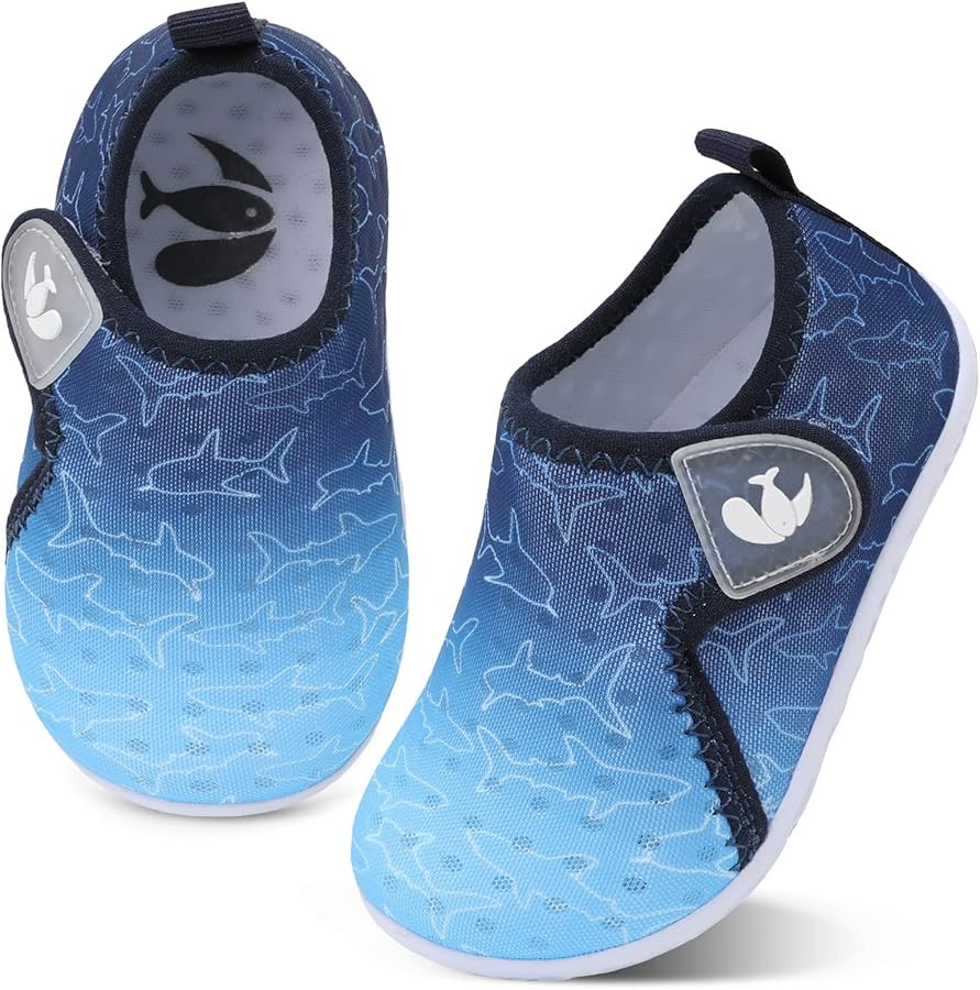 FEETCITY Boys Girls Water Shoes Kids Aqua Socks Quick Dry Barefoot for Beach Swimming Pool | Amazon (US)