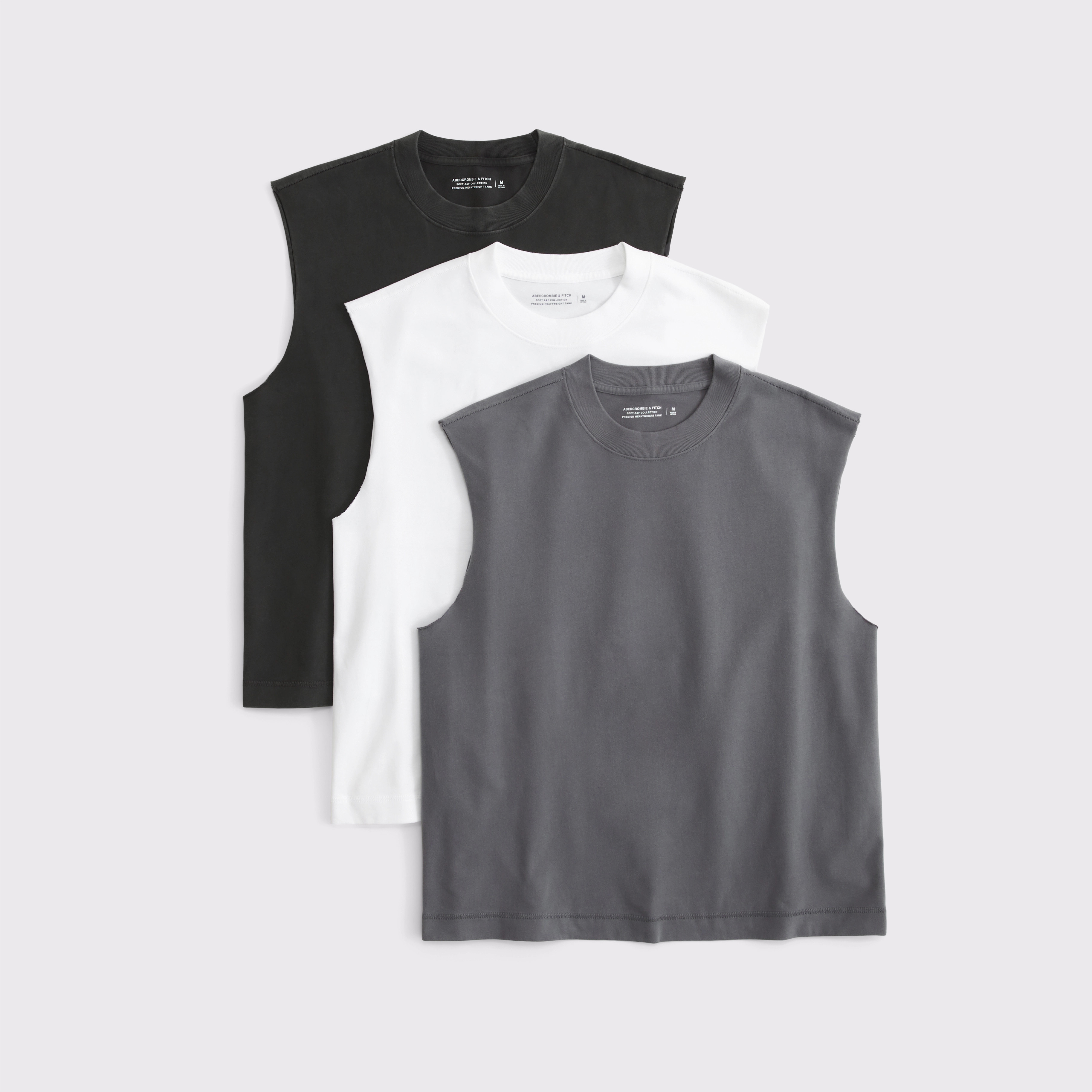 3-Pack Premium Heavyweight Tanks | Abercrombie & Fitch (US)