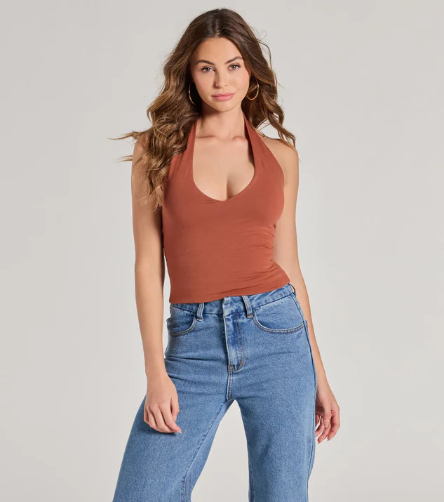 Trendy Find Knit Halter Top | Windsor Stores