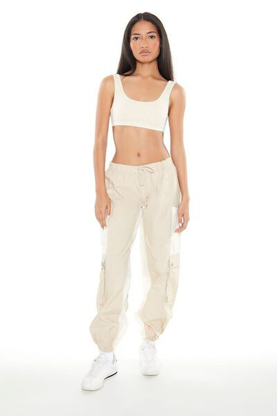 Colorblock Drawstring Cargo Joggers | Forever 21
