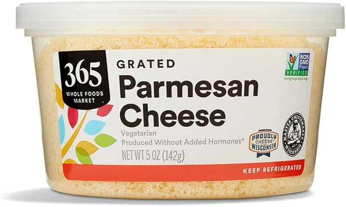 365 by Whole Foods Market Grated Parmesan, 5 OZ | Amazon (US)