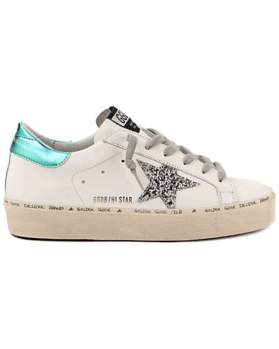 Golden Goose Hi-Star Leather Sneaker | Gilt