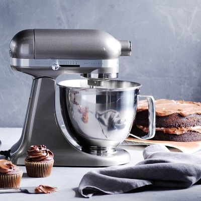 KitchenAid® Artisan Mini Stand Mixer with Flex Edge Beater, 3-QT | Williams-Sonoma