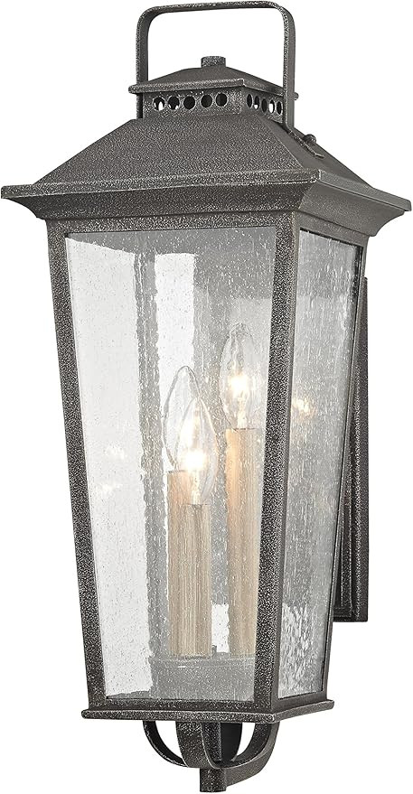 Fifth and Main WL-2110 Parsons Field 3 Light Medium Outdoor Wall Sconce, Aged Pewter | Amazon (US)
