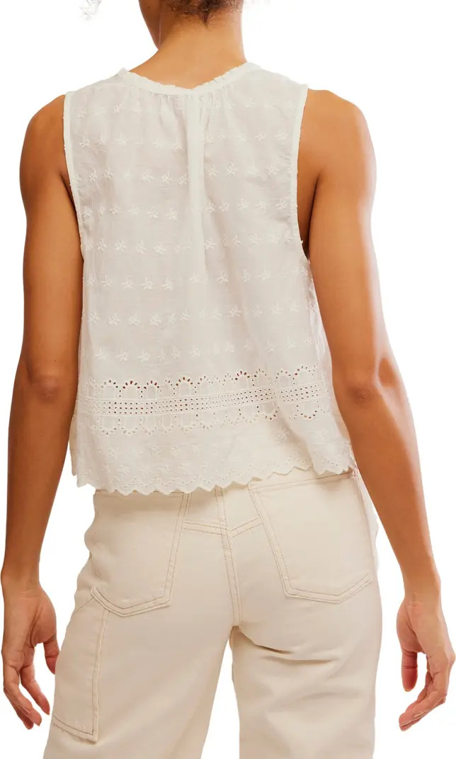 Marina Eyelet Tank | Nordstrom