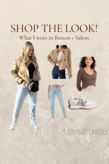 Exact jacket is Zara and can't link but linked a similar one!  Love these cropped trench jackets!!  New fave jeans I found for under $50 and new balance sneakers!  
#targetstyle
#trenchcoat
#newbalance 

#LTKfindsunder100 #LTKstyletip #LTKshoecrush