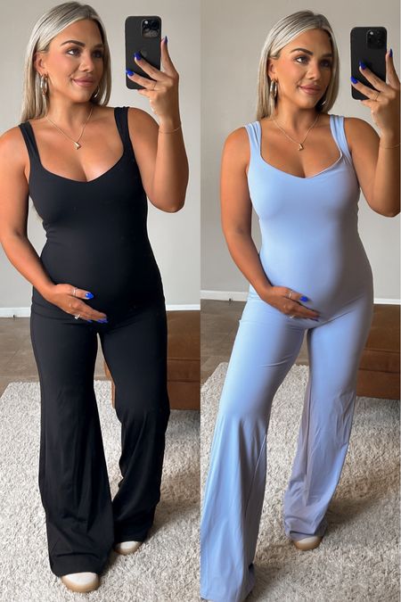 These amazon jumpsuits feel as good as they look! I’m in a medium bc I’m 18 weeks pregnant but i recommend ordering your true size. I’m 5’2” 