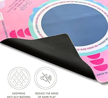 Mahjong Neoprene Learning Mat (33"x33"), Non-Slip Table Mat, Noise Reduction, Table Cover for Ame... | Amazon (US)