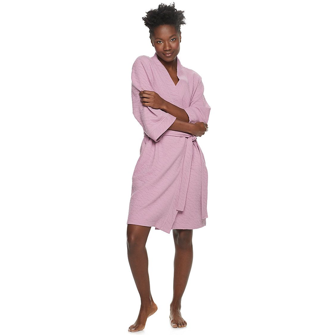 Women's SONOMA Goods for Life® Pucker Knit Robe | Kohl's