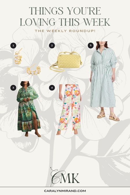Your most loved items of the week! Summer dresses for every occasion, printed wide leg pants (petite & plus sizes too), designer inspired handbag under $50, and earrings. 

#LTKParties #LTKMidsize #LTKStyleTip
