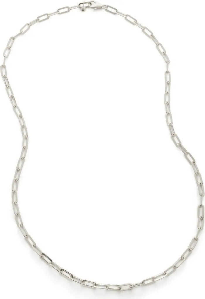 Monica Vinader Deco Paper Clip Chain Necklace | Nordstrom | Nordstrom